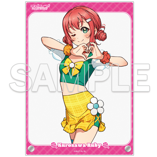 ラブライブ!サンシャイン!! A5アクリルパネル Aqours 黒澤ルビィ(亞加力立牌)※不設寄送《25年7月預定》 日版 全數$238 / ※不設寄送 / 25年4月21日