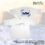 葬送のフリーレン AMICIS 蒼月草Tシャツ ホワイト Sサイズ※請選擇尺碼 ※不設寄送《25年8月預定》 日版(S碼) 全數$598 / ※不設寄送 / 25年4月14日