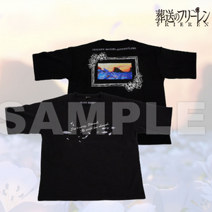 葬送のフリーレン AMICIS 蒼月草Tシャツ ブラック Sサイズ※請選擇尺碼 ※不設寄送《25年8月預定》 日版(S碼) 全數$598 / ※不設寄送 / 25年4月14日