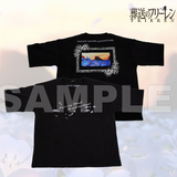 葬送のフリーレン AMICIS 蒼月草Tシャツ ブラック Sサイズ※請選擇尺碼 ※不設寄送《25年8月預定》 日版(S碼) 全數$598 / ※不設寄送 / 25年4月14日
