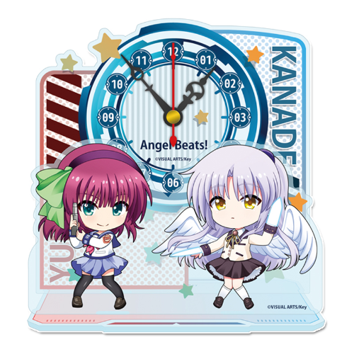 Angel Beats! ぷちちょこミニアクリル置時計 ゆり&かなで(亞加力立牌時鐘)※不設寄送《25年1月預定》