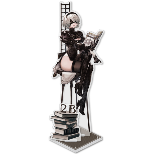 NieR:Automata アクリルスタンド 2Bと書物(亞加力立牌)※不設寄送《25年6月預定》 日版 全數$138 / ※不設寄送 / 25年5月12日