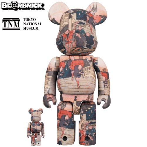 東京国立博物館 BE@RBRICK 歌川広重「東海道五十三次」日本橋 100％ & 400％《22年9月預定》