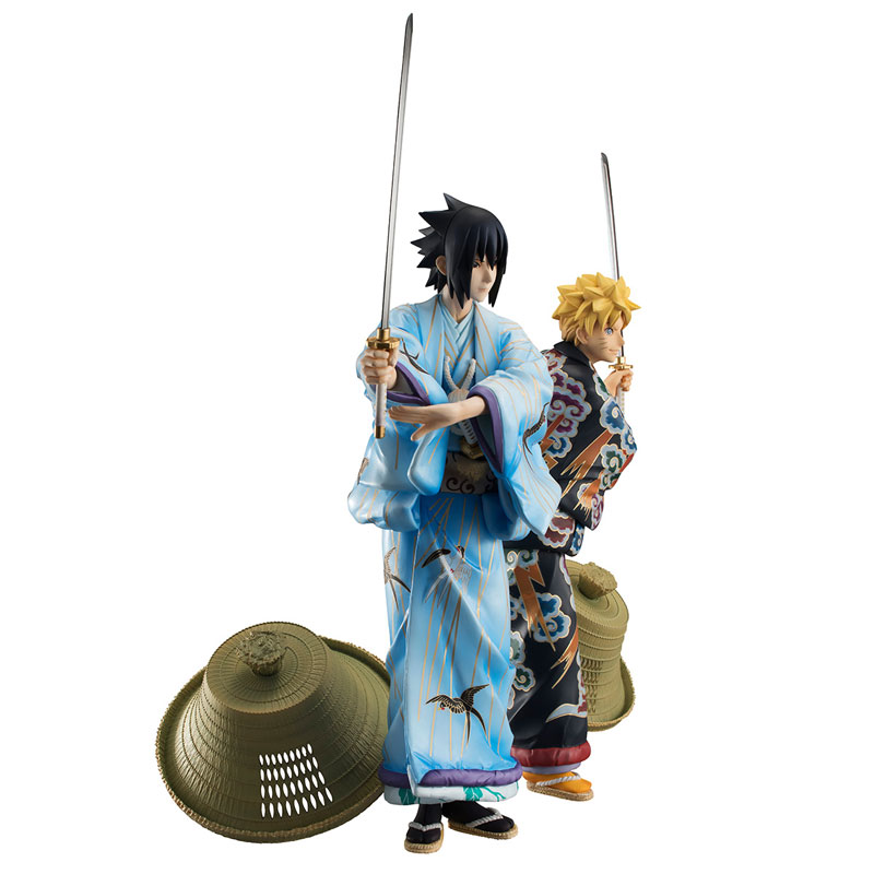 限定販売】【特典】G.E.M.シリーズ NARUTO‐ナルト‐うずまきナルト＆うちはサスケ 歌舞伎EDITION SET《19/6月預定》 –  Genki Hobby