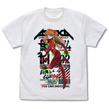 EVANGELION 式波・アスカ・ラングレー フルカラーTシャツ ホワイト※請選擇尺碼 ※不設寄送《21年8月預定》